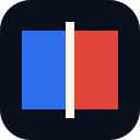 Blue vs Red logo
