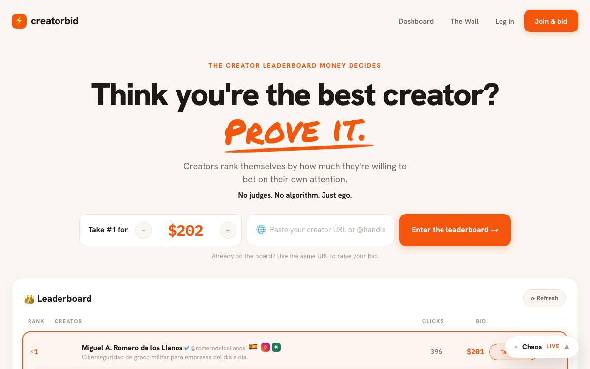 creatorbid as it appeared on 28 Aug 2026
